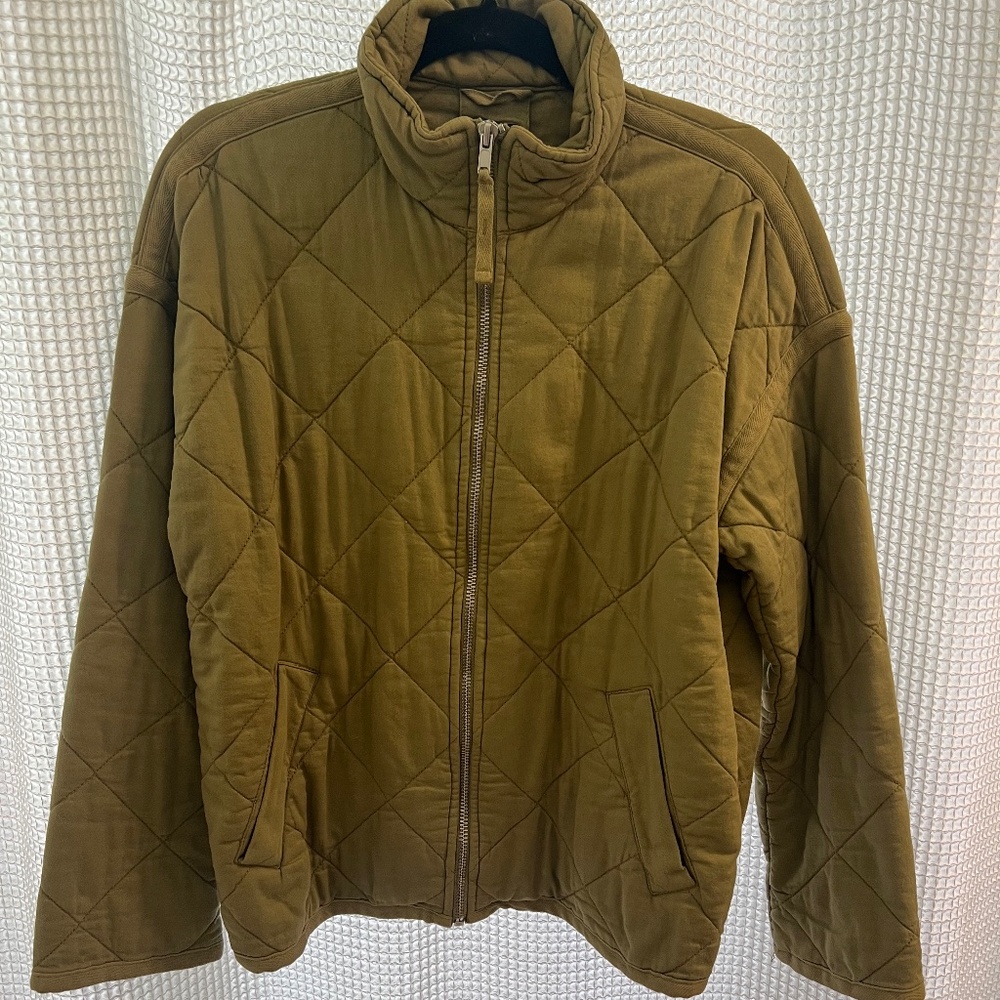 GAP quilted jacket green